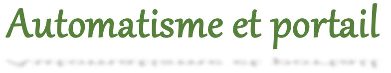 Automatisme, portail 